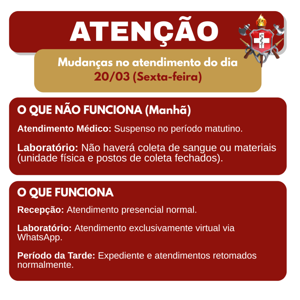 📢 Mudanças no Atendimento (20/03)📢